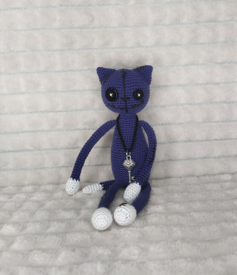 Scary cat plush Creepy stuffed animal | Etsy