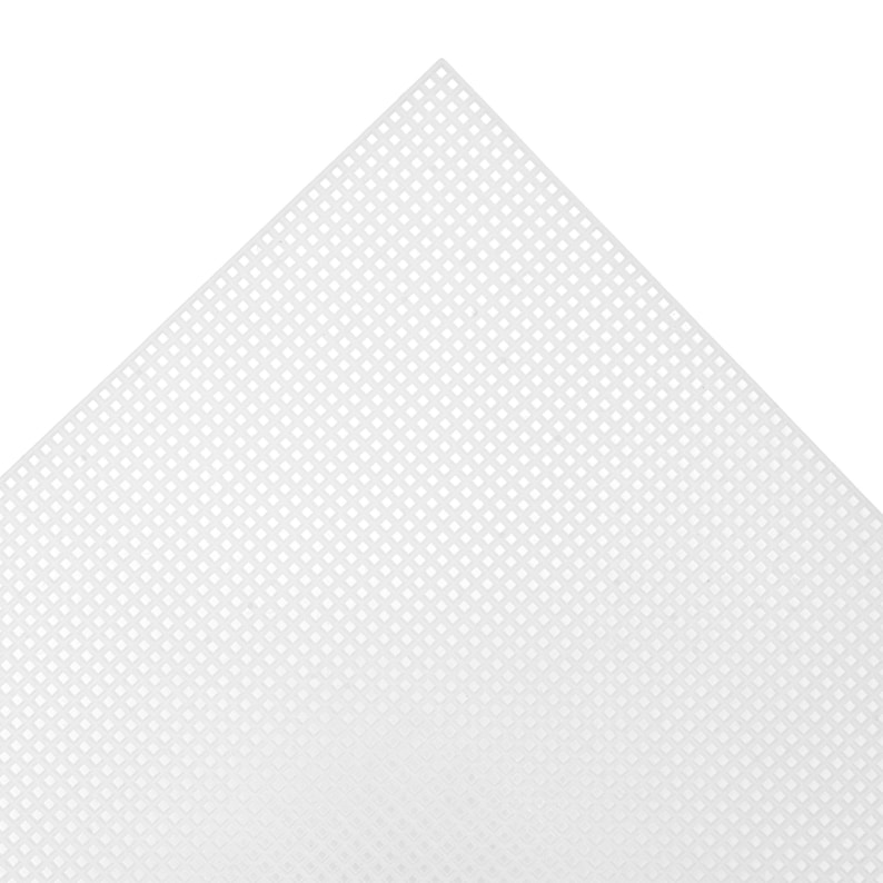 Lienzo plástico de 7, 10 y 14 unidades: punto de cruz 3D, lámina rectangular de malla de vinilo para manualidades imagen 1