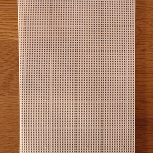 Lienzo plástico de 7, 10 y 14 unidades: punto de cruz 3D, lámina rectangular de malla de vinilo para manualidades 10 Ct 6x10" 16x26cm