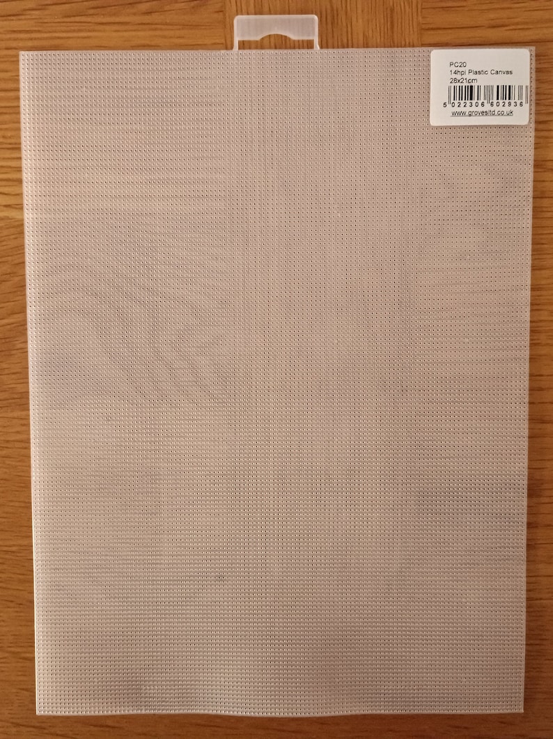 Lienzo plástico de 7, 10 y 14 unidades: punto de cruz 3D, lámina rectangular de malla de vinilo para manualidades 14 Ct 8x11" 21x28cm