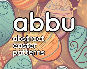 Easter Designs - Abstract Patterns and Backgrounds with Eggs, Bunnies, Rabbits and Chicks