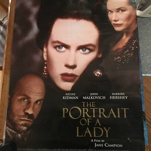 Movie Poster: 1996 &quot;Portrait of a Lady&quot; starring Nicole Kidman, John Malkovitch, and Barbara Hershey; directed by Jane Campion