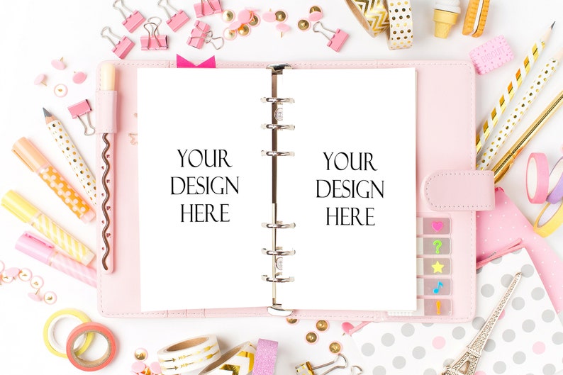 Download Planner Mock-up Editable color planner mockup PSD file ...