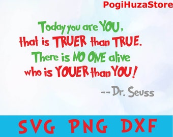 Download Free Dr Seuss Quotes Etsy SVG Cut Files