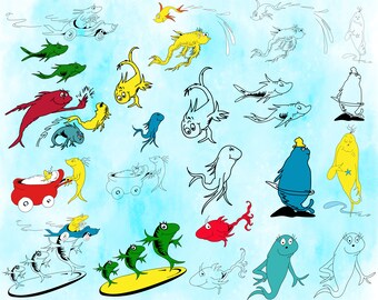Download One Fish Two Fish Svg Etsy