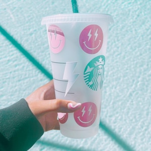 Preppy Starbucks Cold Cup  HPK Personalized Products