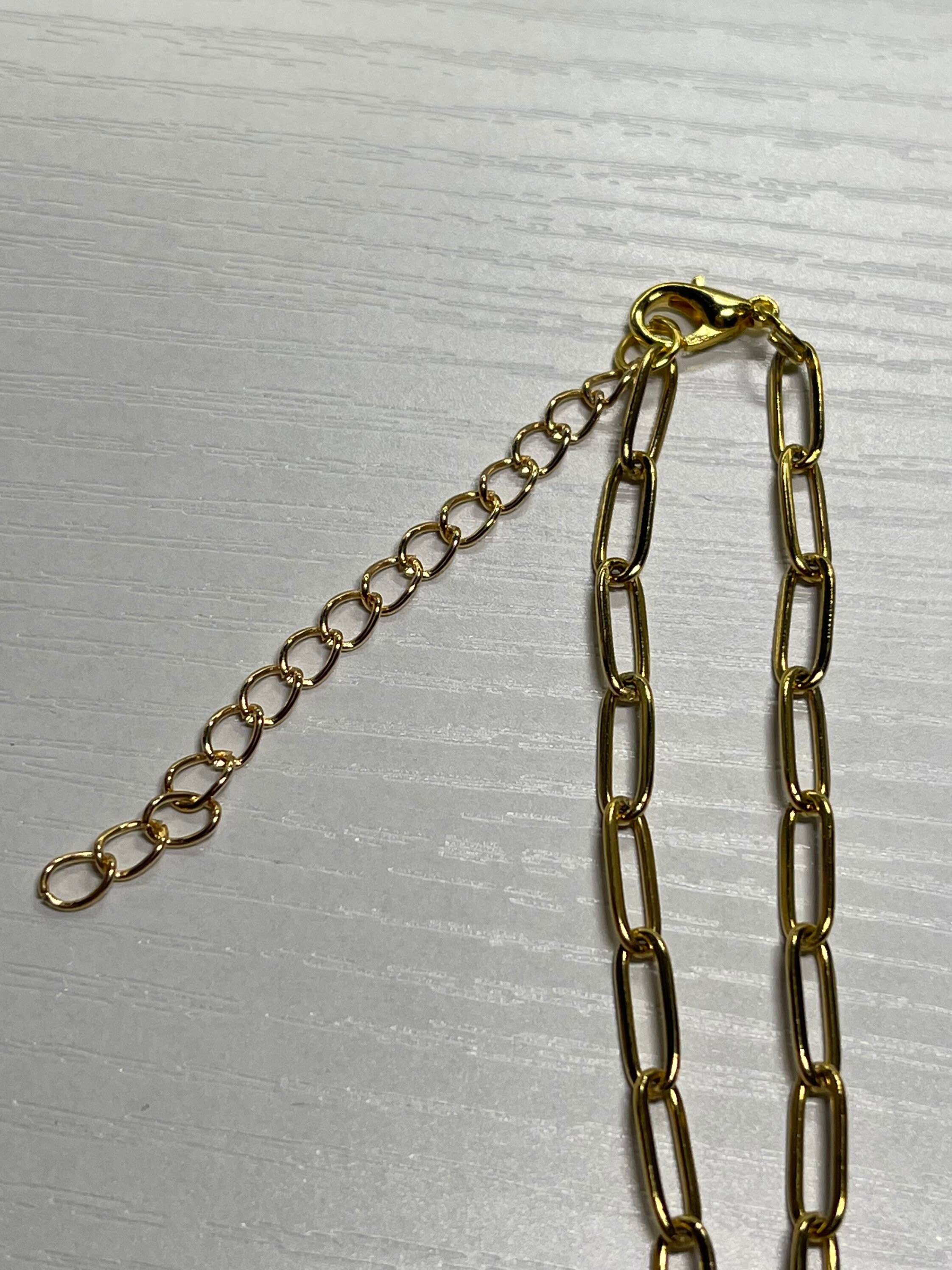 Preppy Chain Yellow Smiley Paper Chain Necklace | Preppy Necklace | Preppy Jewelry ...