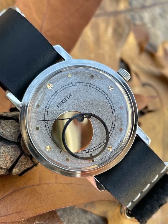 Soviet watch RAKETA "Copernicus","Copernic" watch, vintage watch,Moon Sun watch, USSR watch, gift for him, cal.2609