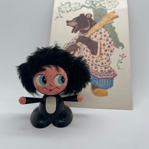 Giocattolo da collezione vintage sovietico Cheburashka Piccolo Cheburashka Personaggio animato sovietico Cheburashka Personaggio Bambole Figurina Cheburashka