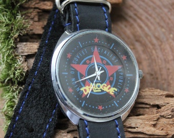 Vintage watch Luch, Belarusian wrist watch, quartz watch, gifts for men