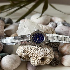 Mycket sällsynt 1975 Chaika mekanisk klocka silverband Vintage Sovjetunionen sovjetiskt armbandsur 17cm (6,7 tum) fungerande samlarobjekt
