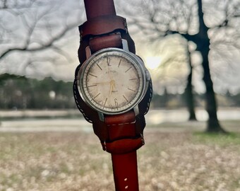 Montre-bracelet Wostok 17 bijoux URSS Vostok Watch URSS, rétro vintage militaire soviétique montre mécanique pour hommes