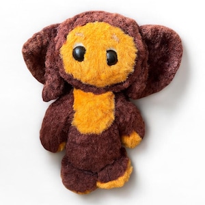 Cheburashka unico fatto a mano anni '60, Cheburashka retrò, giocattolo sovietico, Cheburashka retrò, Cheburashka URSS Affascinante peluche Cheburashka Vintage anni '60