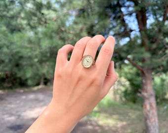 Montre Ring Chaika pour femme, montres plaquées or, montres miniatures, petites montres, montres de l'URSS