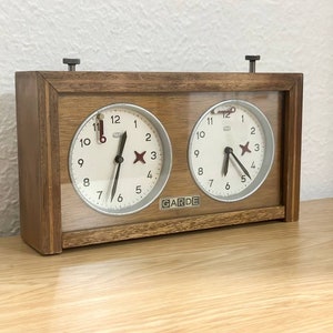 Germany Chess Clock Garde Ruhla 60-70s Vintage in Good Working