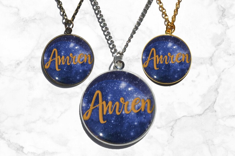 Amren A Court of Thorns and Roses Necklace Etsy