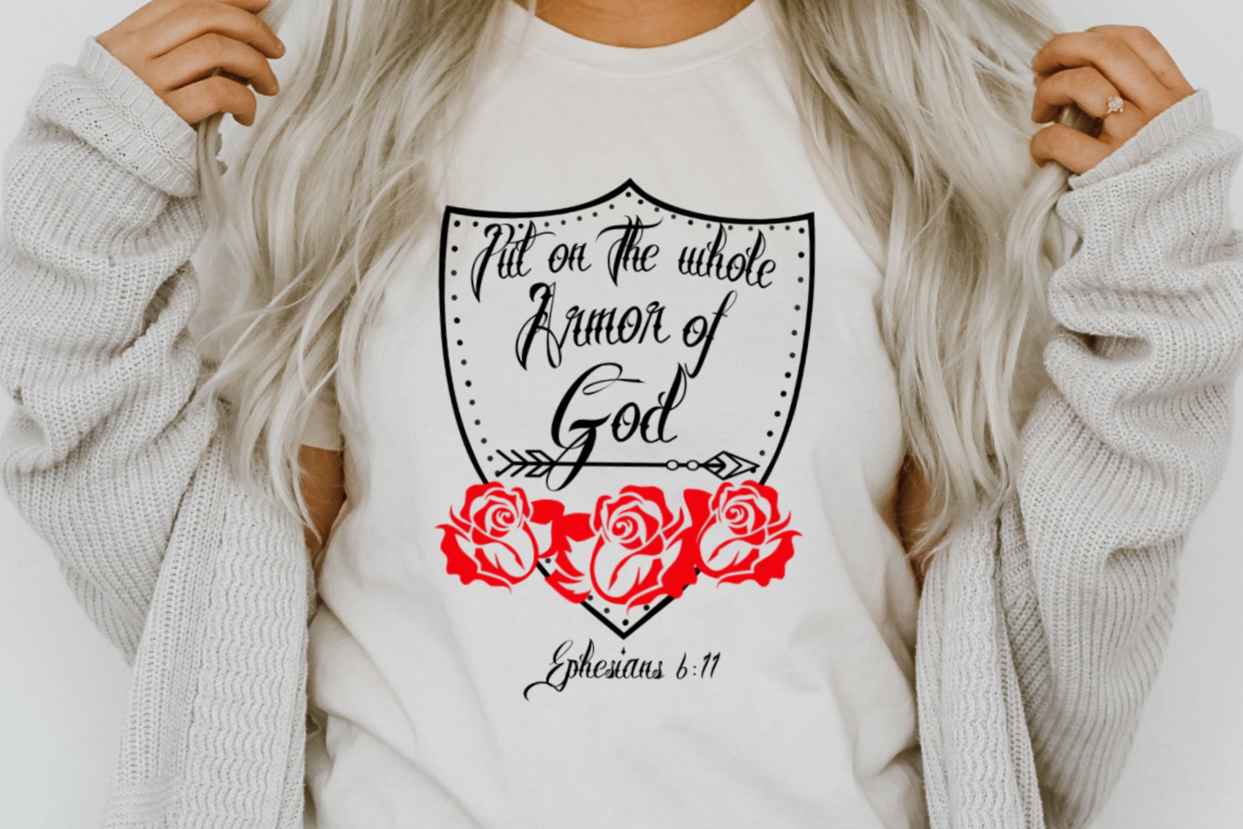 Armor of God T Shirt Christian Wear Bible Verse T Shirt Etsy