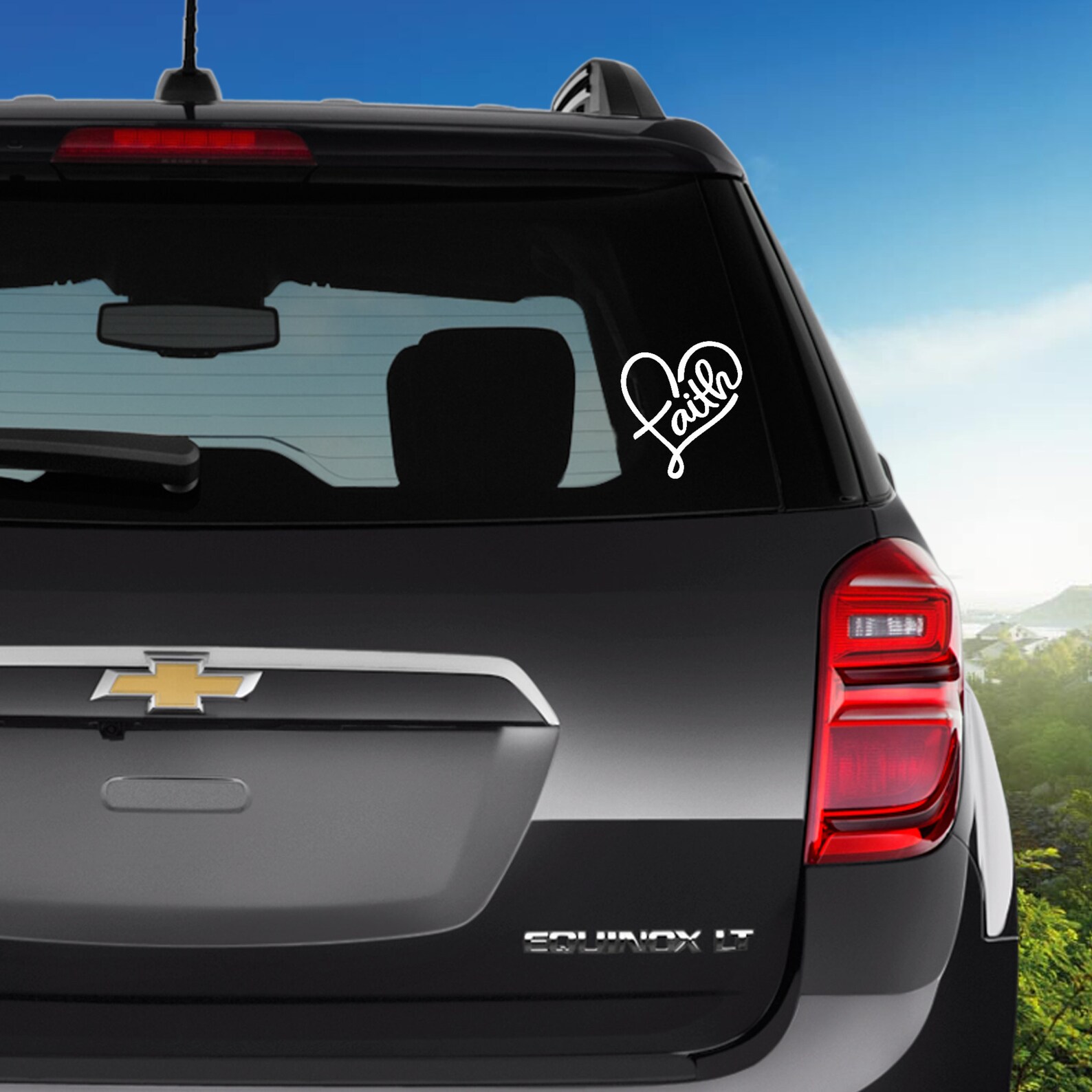 Faith Car Decal Faith Based Car Decal Christian Car Decal Etsy