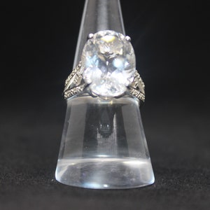 Goshenite Sterling Silver Ring Size N