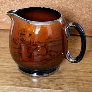 Vintage Arthur Wood Ye Olde Coaching & Hunting Days Jug / Pitcher