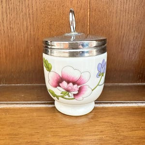 Vintage Royal Worcester Egg Coddler Astley Pattern Porcelain