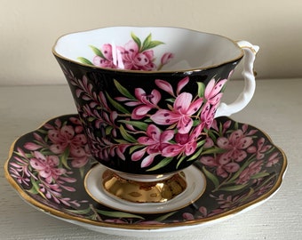 Royal Albert Bone China Tea Cup and Saucer Provincial Flowers Series in Fireweed Pattern