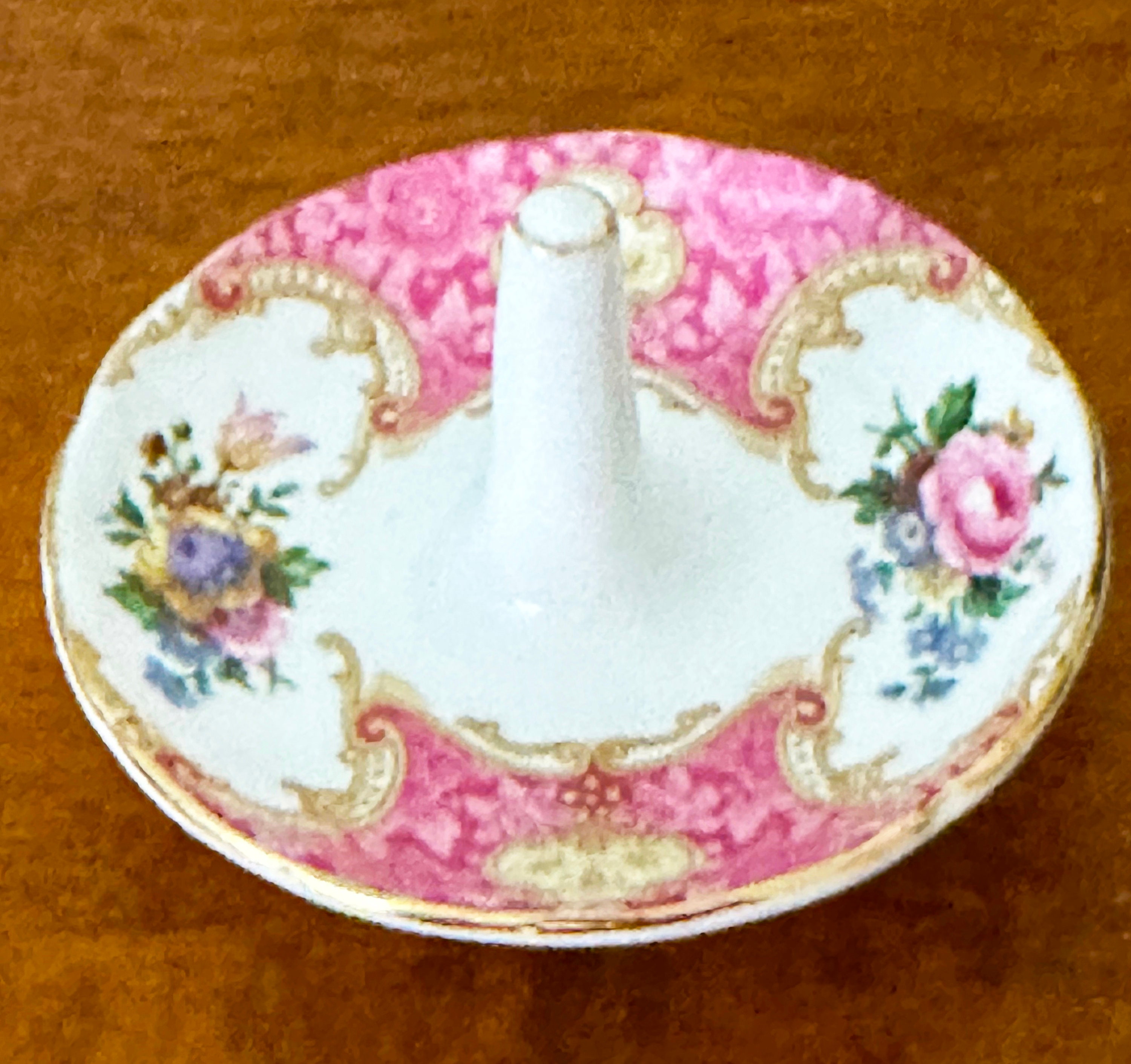 Vintage Royal Albert Lady Carlyle Ring Holder with Box 1980s
