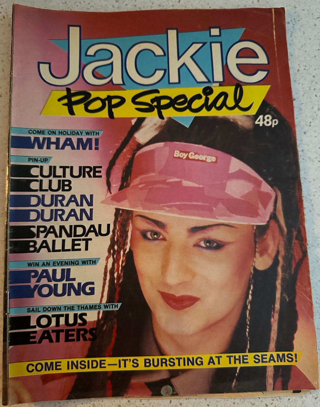 Jackie Pop Special Rare Magazine 1984 Featuring Culture Club Etsy