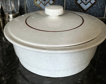 Poole Pottery Parkstone Pattern Tureen Lidded Serving Dish Vintage 1970s