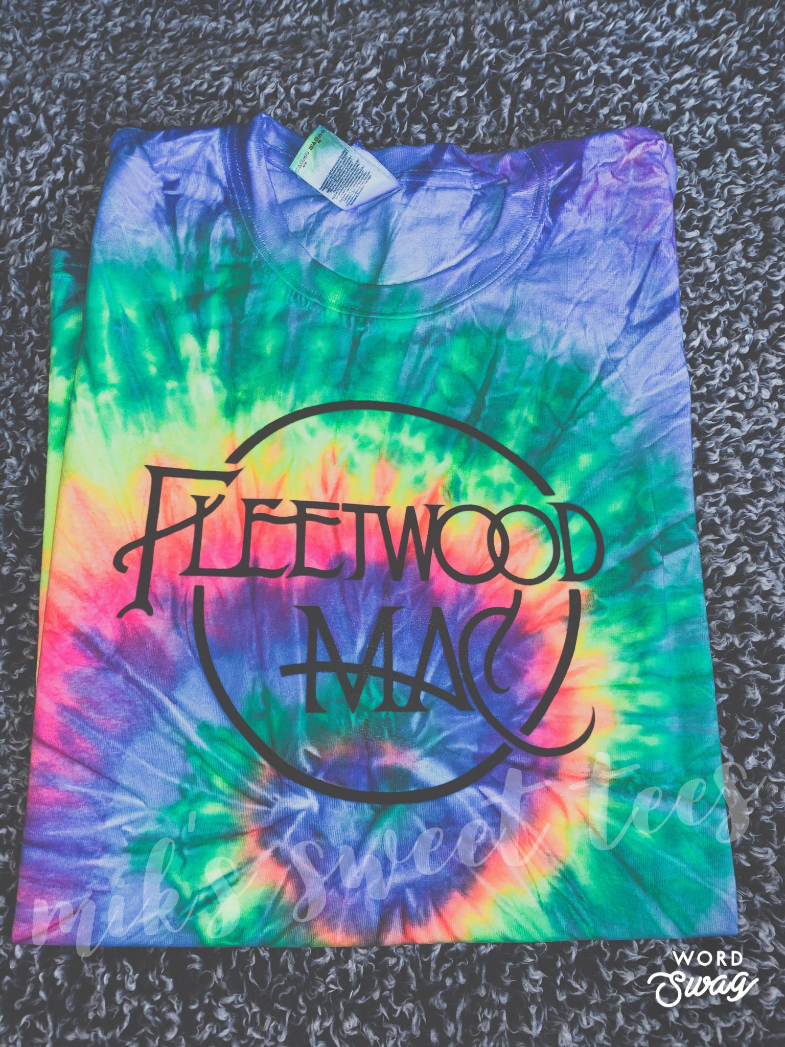 Fleetwood Mac Tie Dye Shirt - Etsy