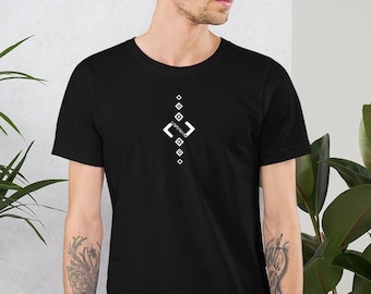 ZALKTIS | Premium Tee | Baltic Pagan Symbol | Latvian Folk Ornament