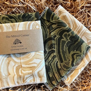 Marble Stone Hankies Handkerchiefs Cotton