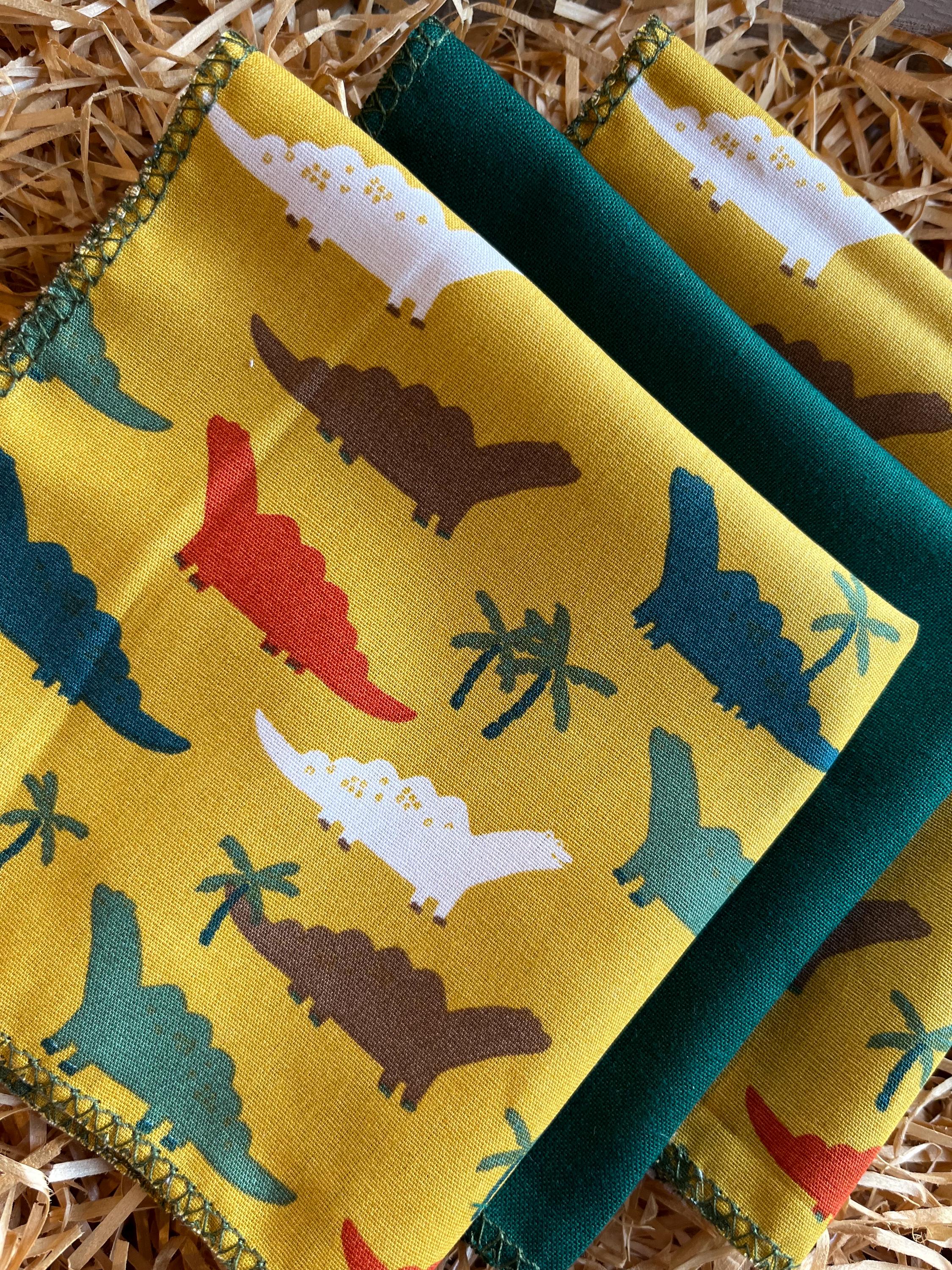 恐竜ハンカチ ハンカチ コットン ハンドメイド - Etsy 日本