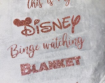 personalised disney blanket