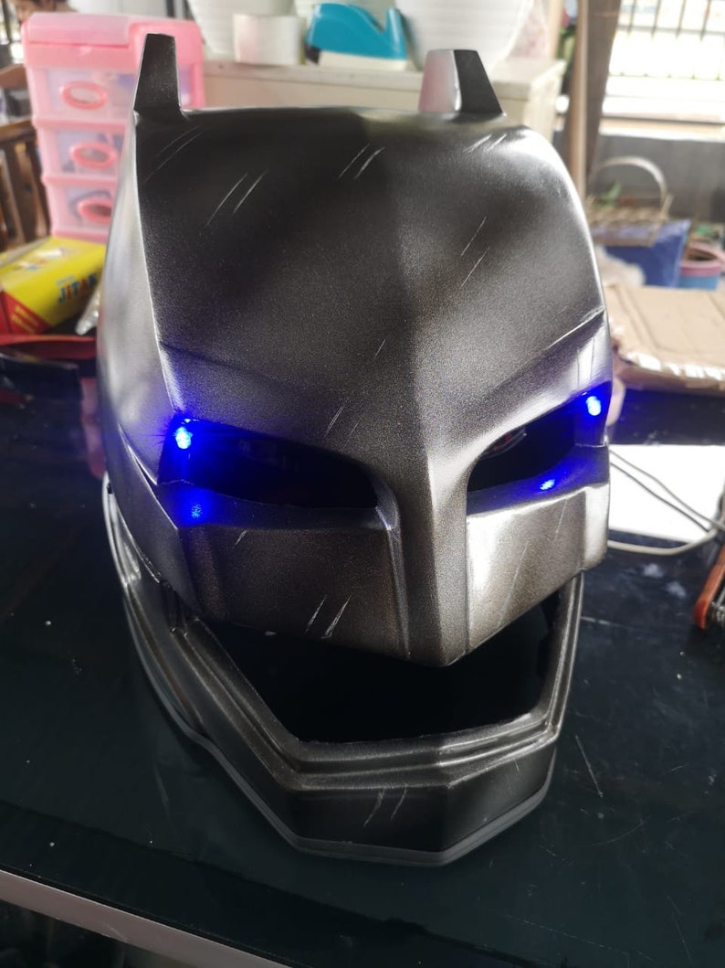 Batman Classic Motorcycle r Helmet Dot & ECE with light LED | Etsy