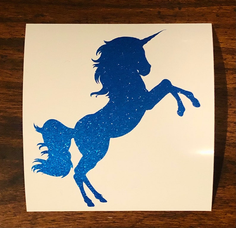 Unicorn Vinyl Decal Etsy
