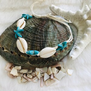 Kauri schelp armband, zee schelp armband, Boho sieraden, Sea Star armband, ster armband, natuurlijke sieraden, schelp sieraden, Boho sieraden