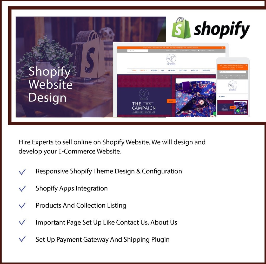 Shopify Store Design Etsy