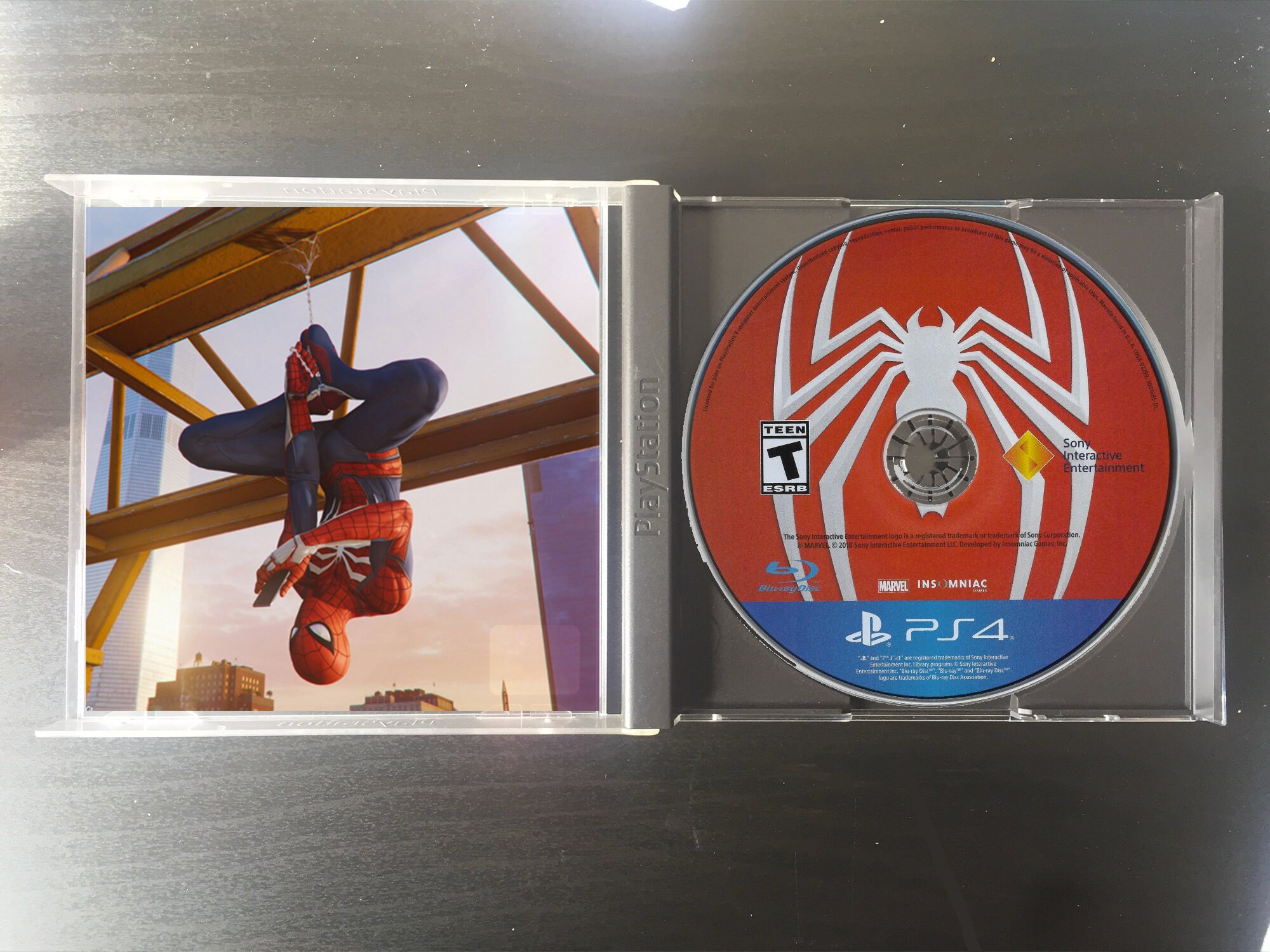 Marvel Spiderman PS4 Custom Retro PS1 Inspired Case | Etsy