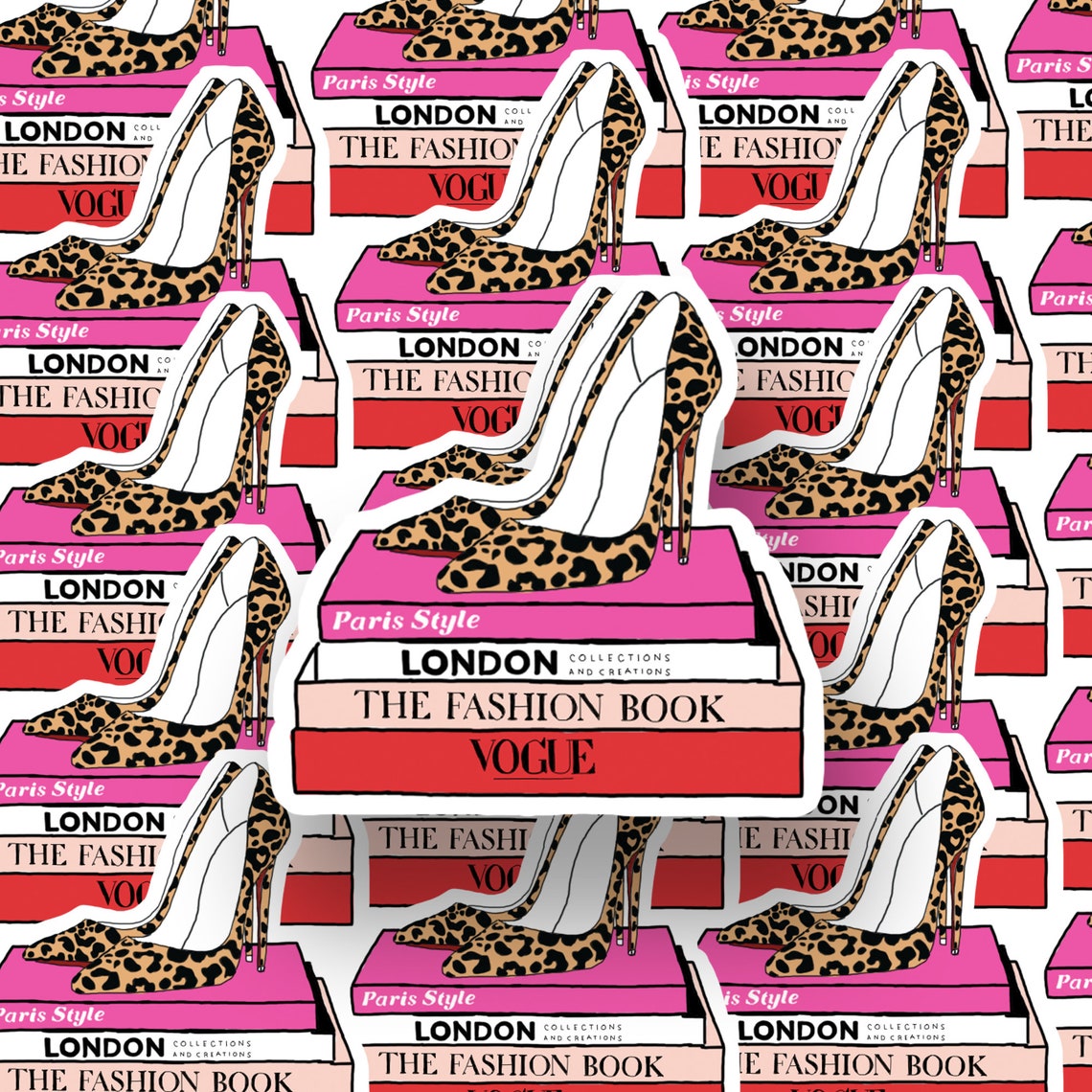 Shopping Themed Sticker Set 6 Matte Stickers Etsy