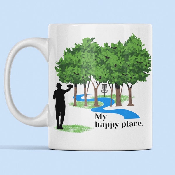 frisbee golfer gift coffee mug for disc golf boyfriend gift for father's day mug gift for boyfriend-gifted gift golfer disc teacup frolf