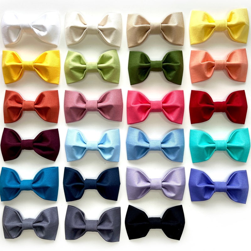 solid color bow ties
