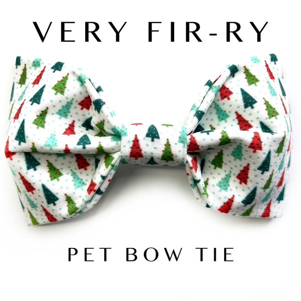 Christmas Dog Bows Ear Etsy