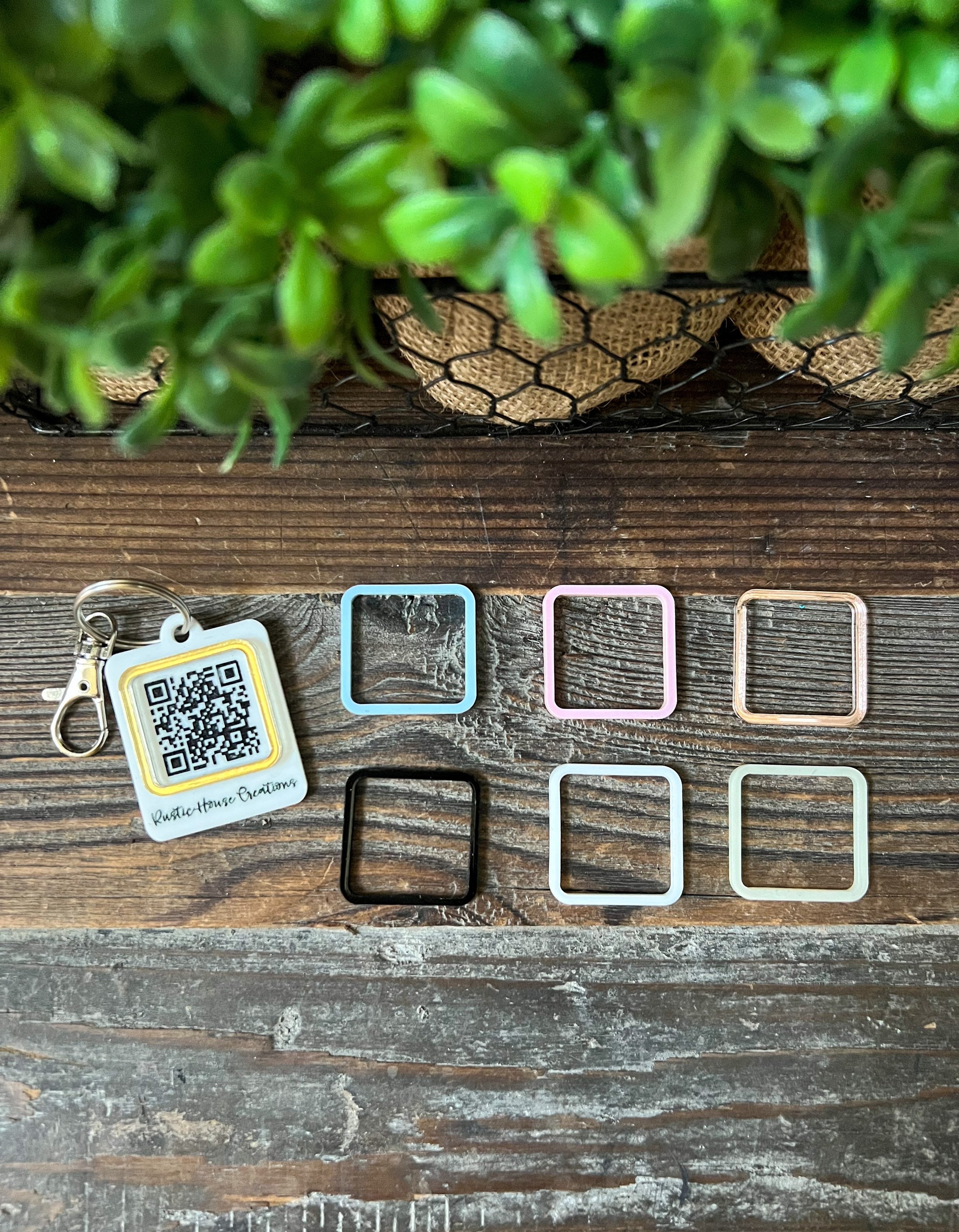 Acrylic QR Code Keychain QR Code Keychain Business Engraved Etsy Canada