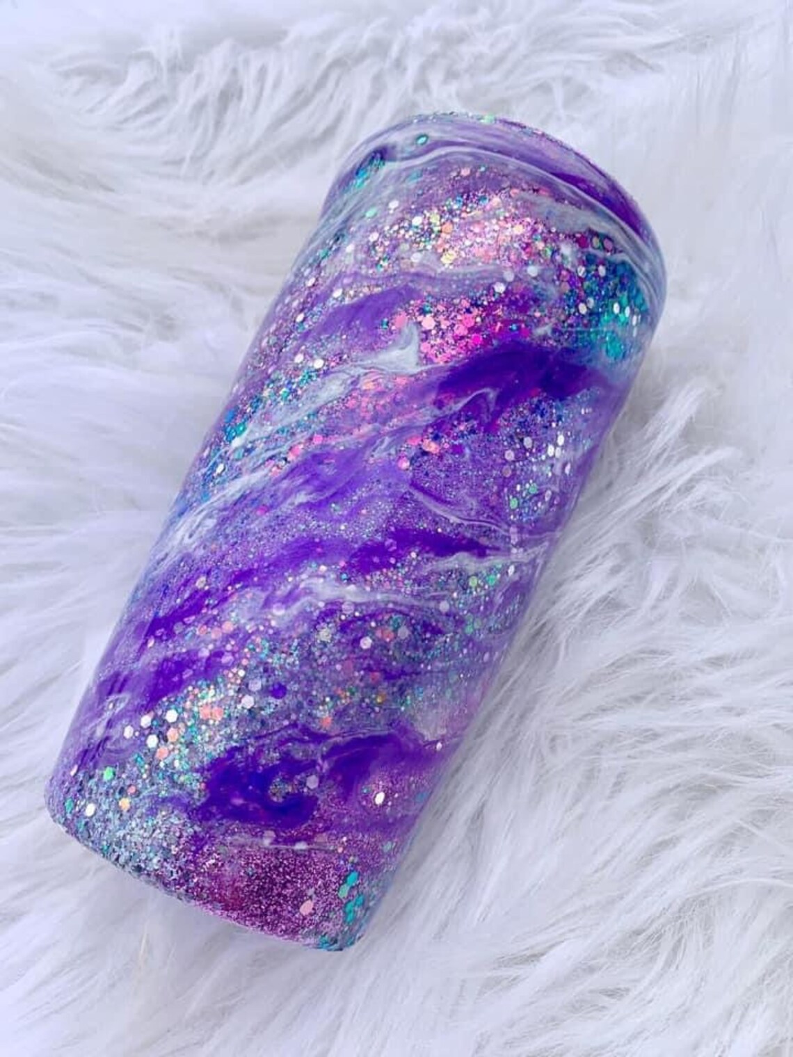 Purple Milky Way Tumbler Etsy
