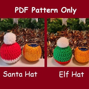 Crochet Pattern / Festive Terry&#39;s Chocolate Orange Covers / Instant PDF Download
