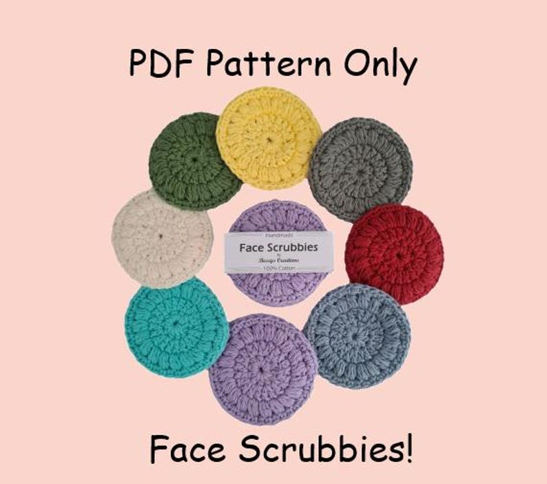 Crochet Pattern / Face Scrubbies / Instant PDF Download - Etsy