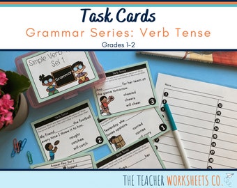 Verb Tense Task Cards