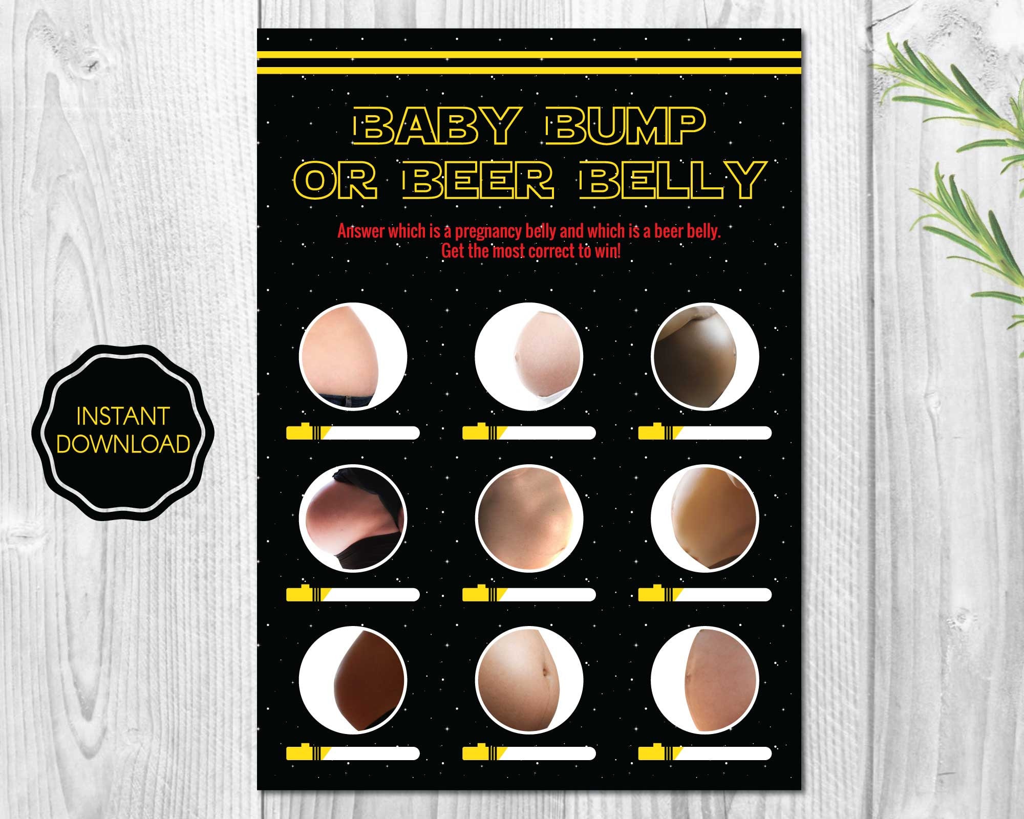 Baby Shower Game for Men, Baby Bump or Beer Belly Game, Pregnant or Beer Belly Game, Beer Belly or Baby Bump, Baby Shower Games Printable - Etsy baby-shower-game-for-men-baby-bump-or-beer-belly-game-pregnant-or-beer-belly-game-beer-belly-or-baby-bump-baby-shower-games-printable-etsy