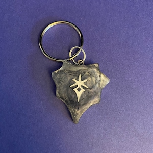 Dark Knight Job Stone Key Chain or Necklace